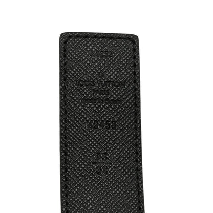 Louis Vuitton Calfskin Monogram 30mm LV Initiales Reversible Belt 85 34 Black 4 of 7