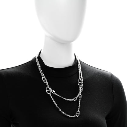 Hermes Sterling Silver Farandole Necklace 120 2 of 5