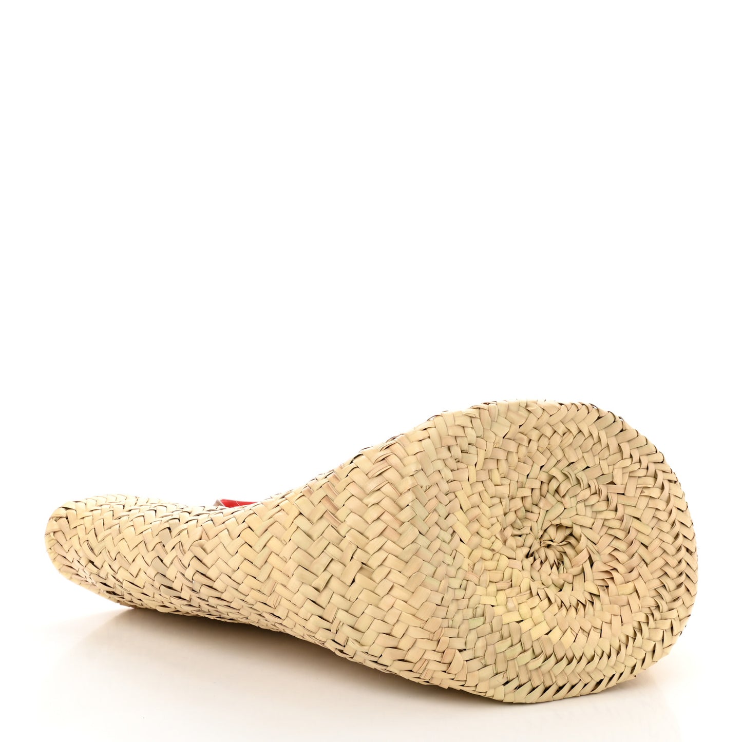 Woven Straw Loubishore Tote Beige