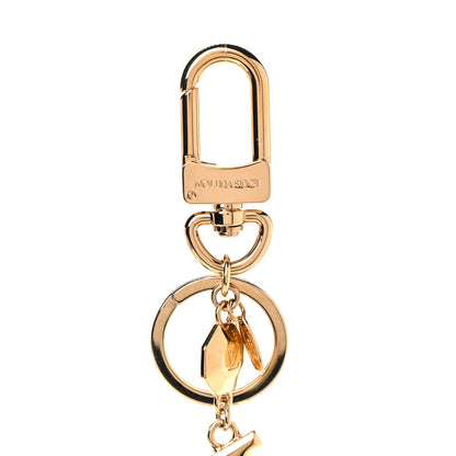 Louis Vuitton LV Facettes Bag Charm Key Holder Gold 3 of 5