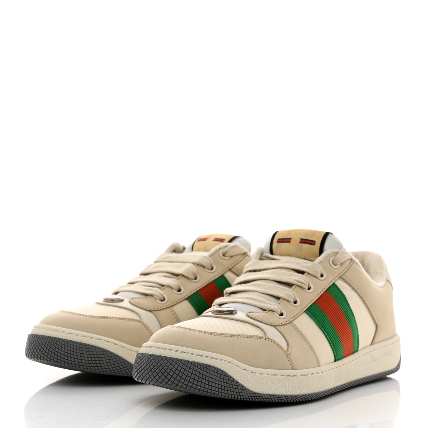 Nylon Nubuck Web Womens Screener Sneakers 40 Mystic White Dusty Milk