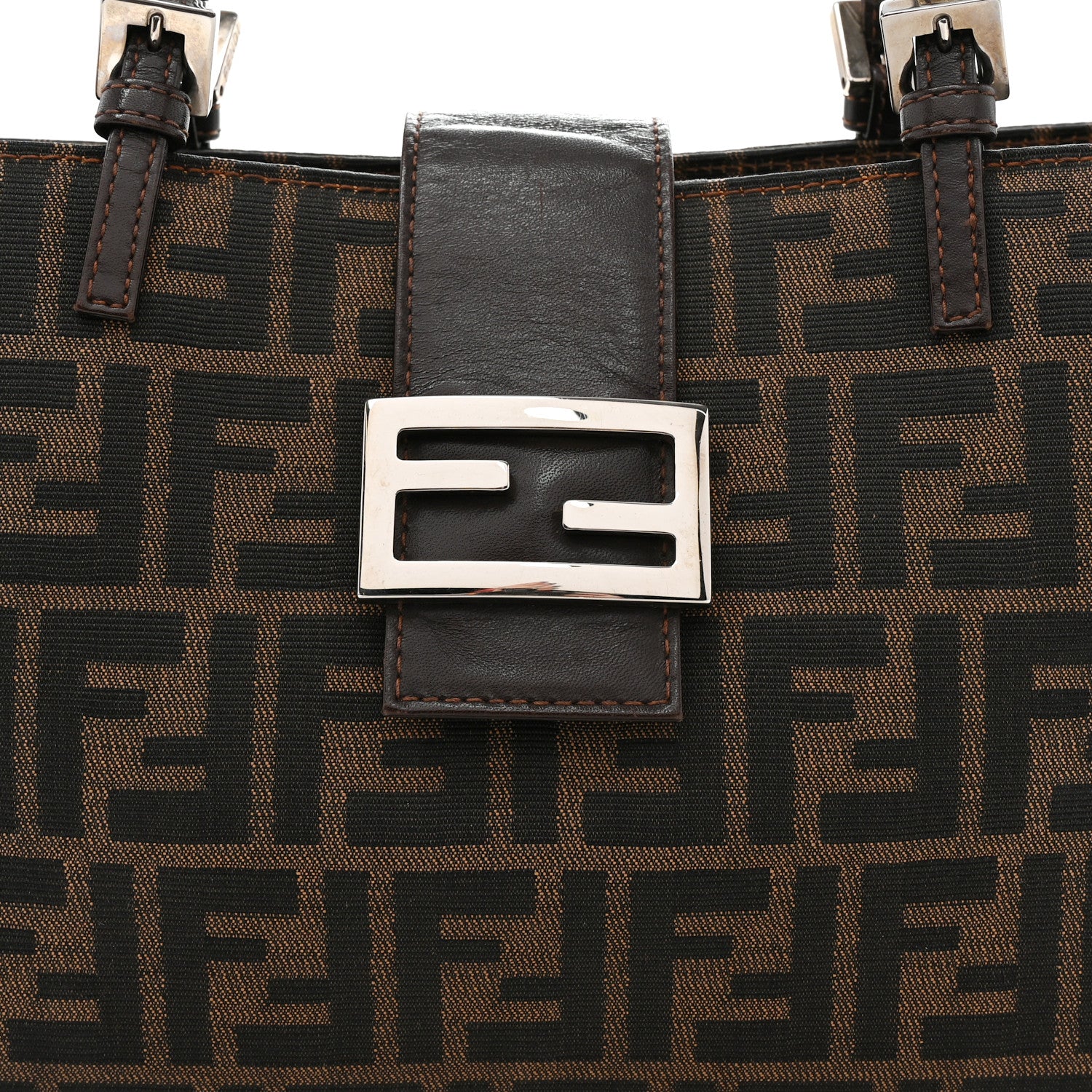 Fendi Zucca Shopping Tote Tobacco 8 of 12
