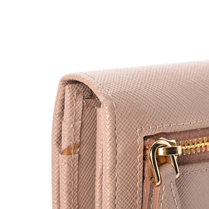 Prada Saffiano Bow Continental Wallet Orchidea 13 of 18