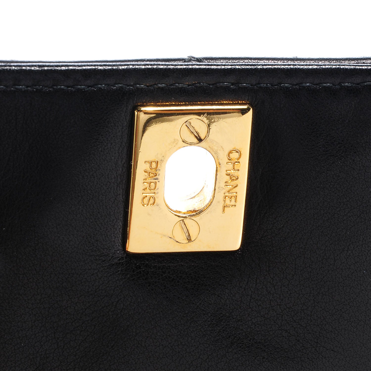 Chanel Lambskin Quilted Flap Belt Black 5 of 9