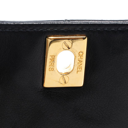 Chanel Lambskin Quilted Flap Belt Black 5 of 9
