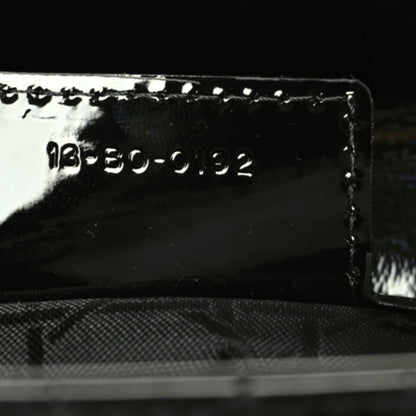 Christian Dior Patent Cannage Large Lady Dior Black 6 of 9