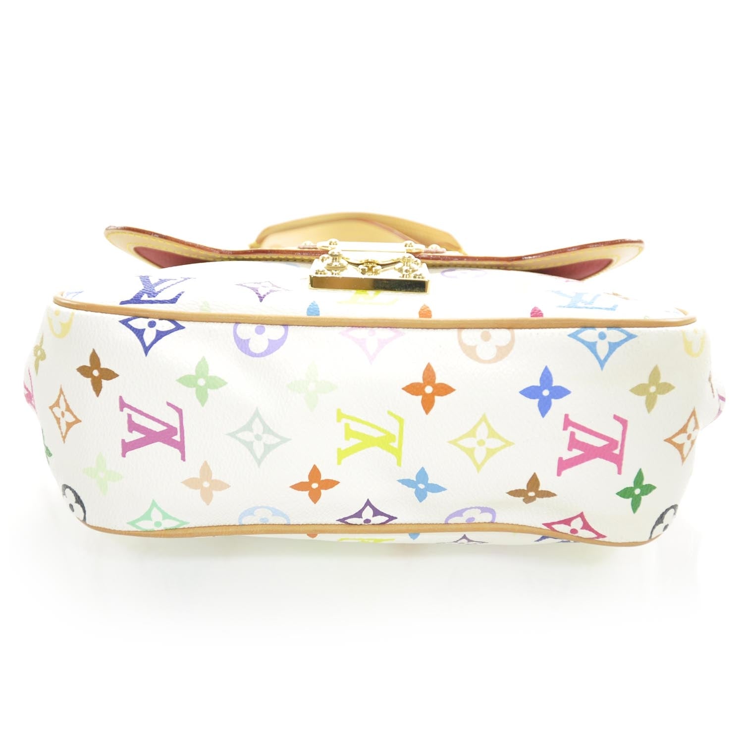 Louis Vuitton Monogram Multicolor Gracie MM White 4 of 9