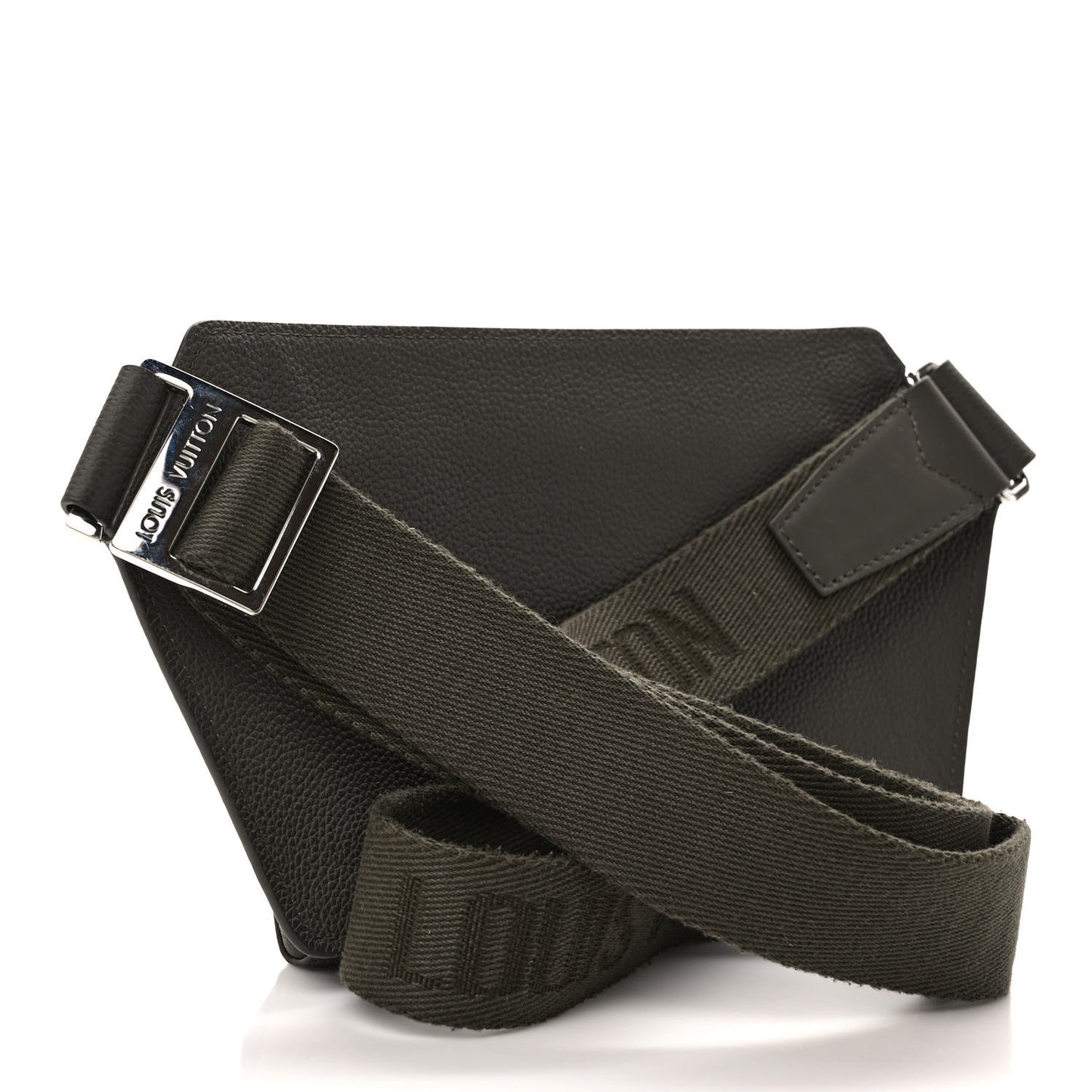 Grained Calfskin Aerogram Slingbag Khaki