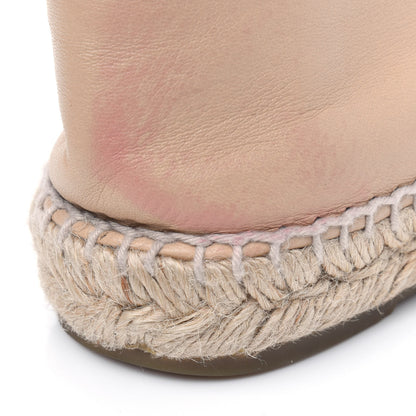 Chanel Lambskin CC Espadrilles 39 Beige Black 11 of 15