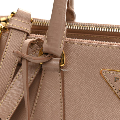 Prada Saffiano Small Galleria Double Zip Tote Cammeo 15 of 15
