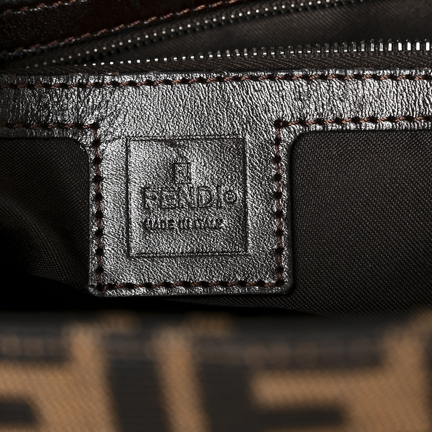 Fendi Zucca Mama Baguette Tobacco 6 of 9