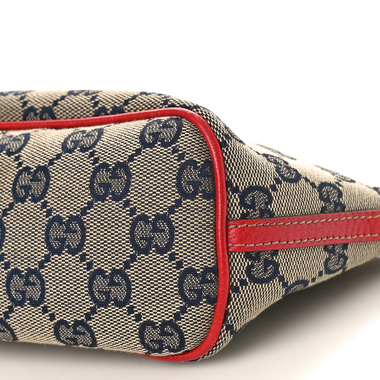 Gucci Monogram Boat Pochette Red 10 of 11