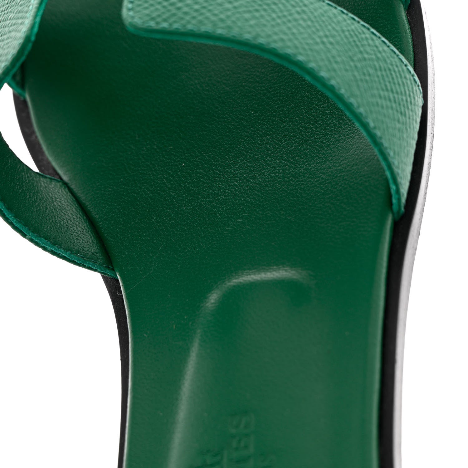 Hermes Epsom Oran Sandals 36 Vert Emeraude 9 of 10