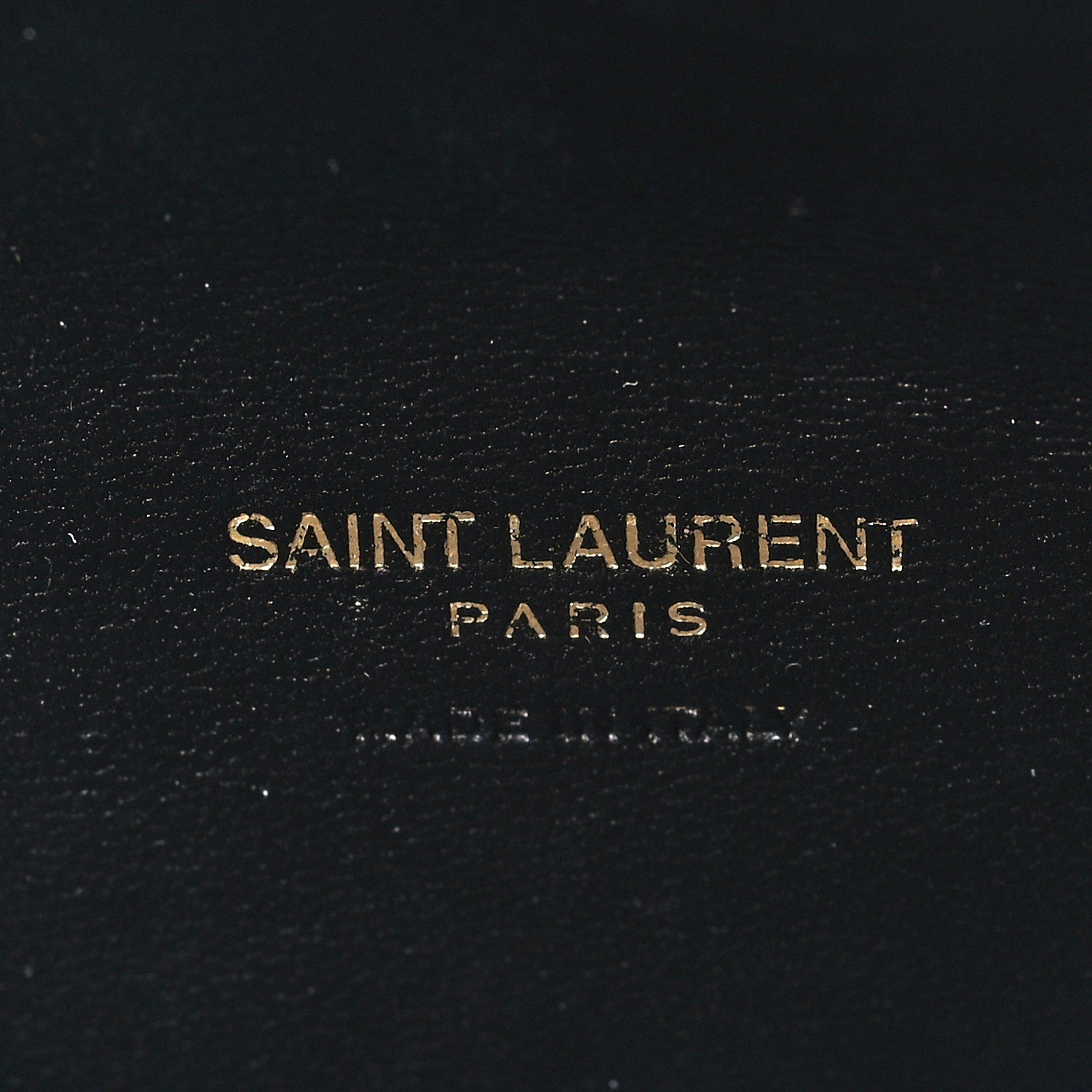 Saint Laurent Calfskin Lizard Embossed Paloma Monogram Clutch Black 6 of 7