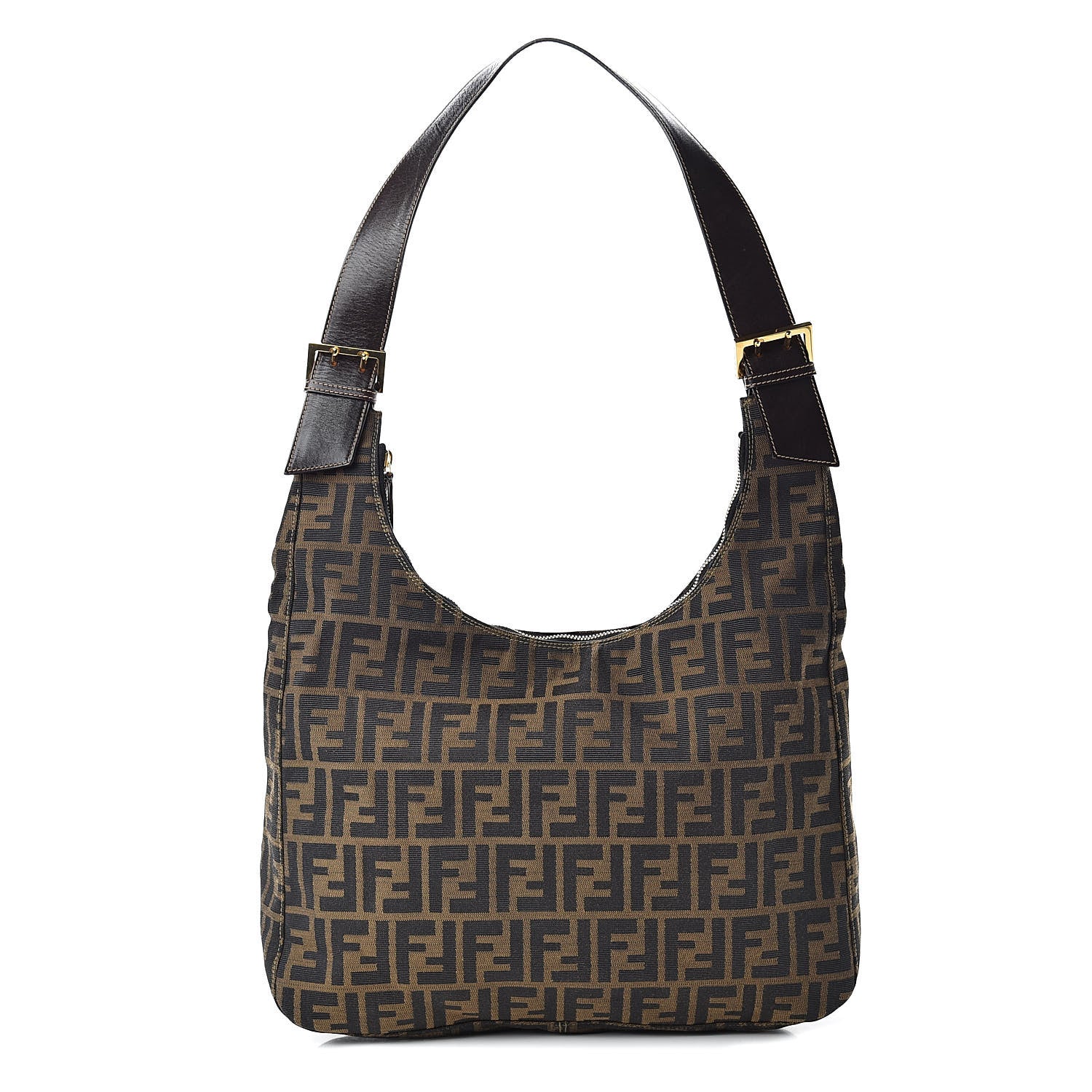 Fendi Zucca Hobo Tobacco 1 of 9