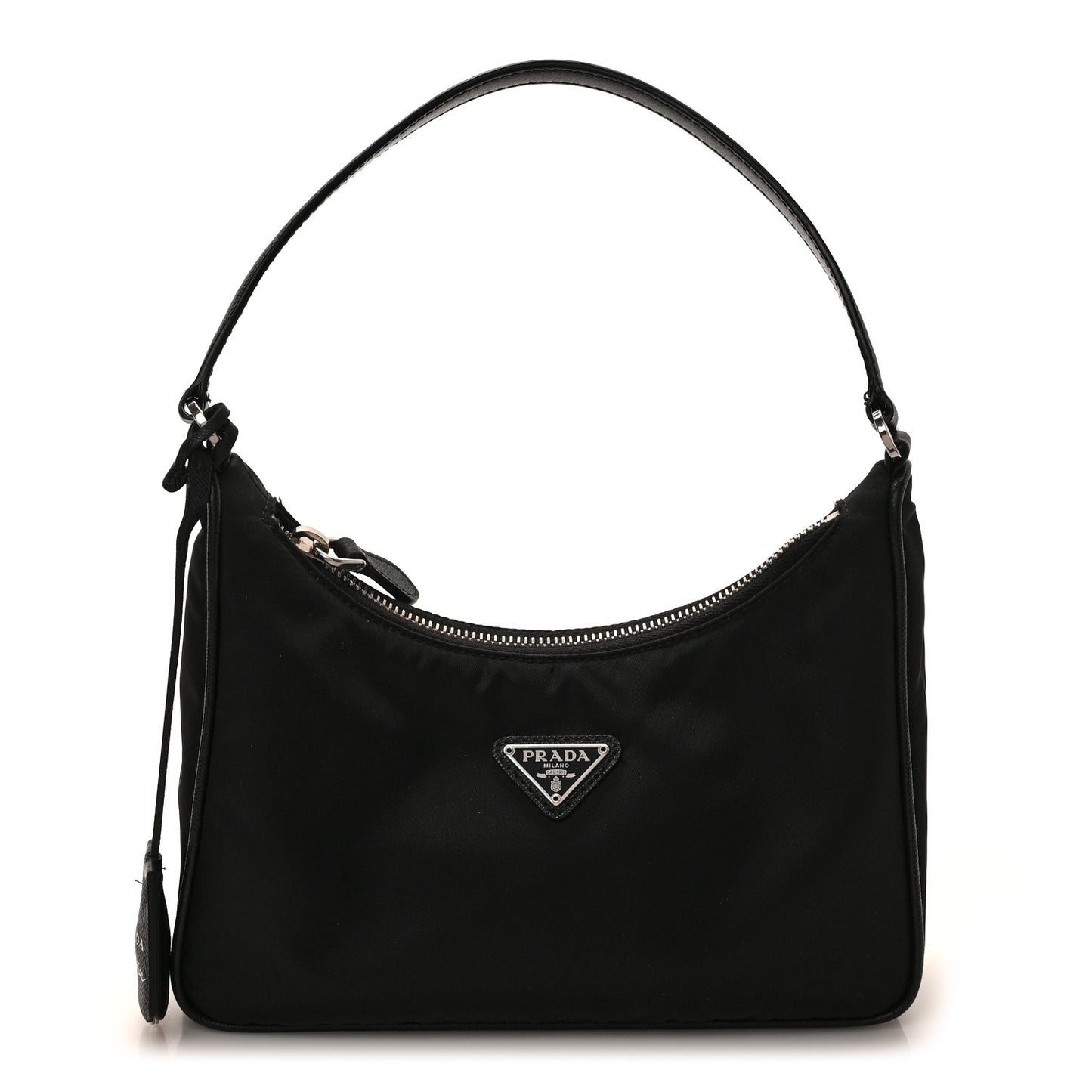 Tessuto Nylon Saffiano Mini Re-Edition 2005 Bag Black