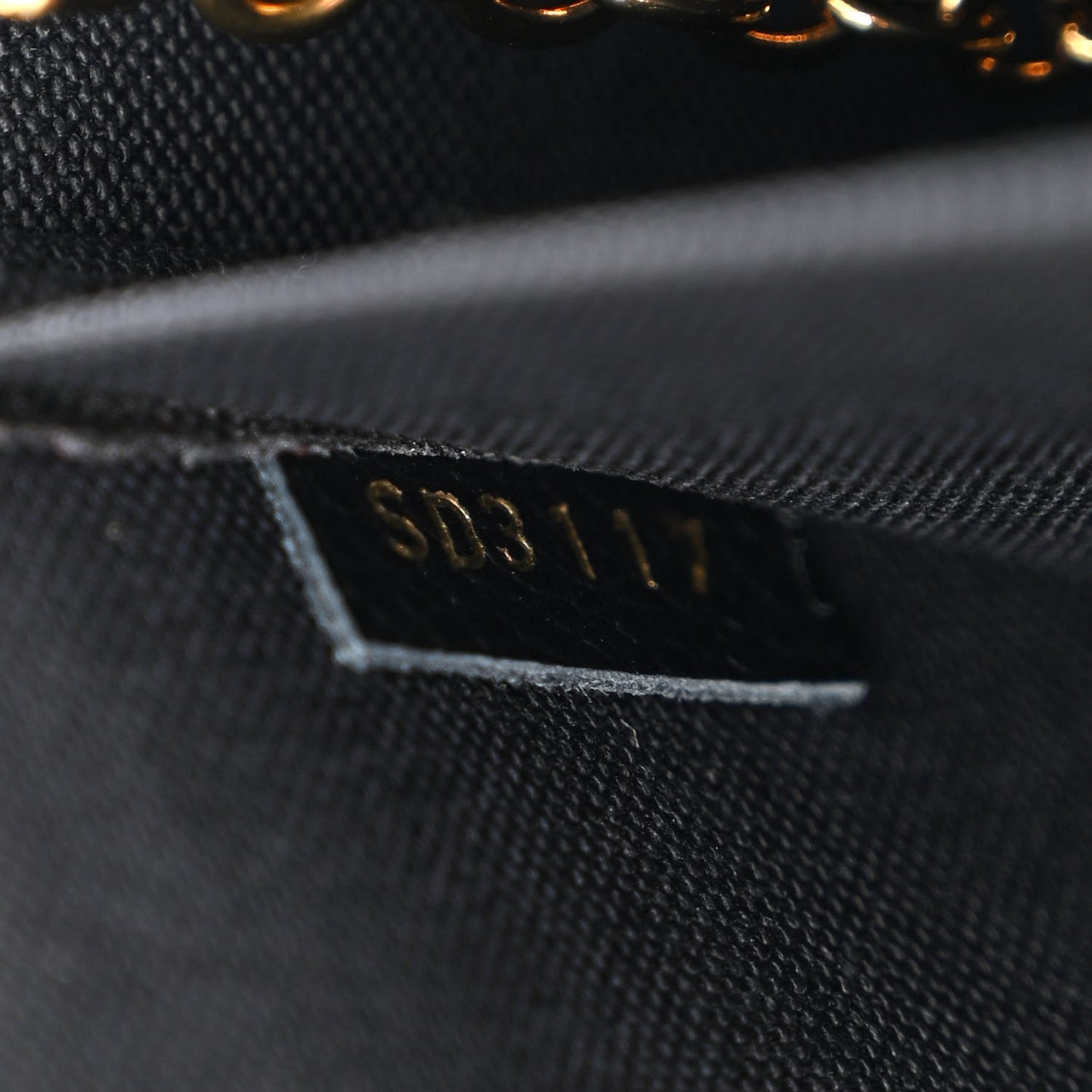 Empreinte Pochette Felicie Chain Wallet Black
