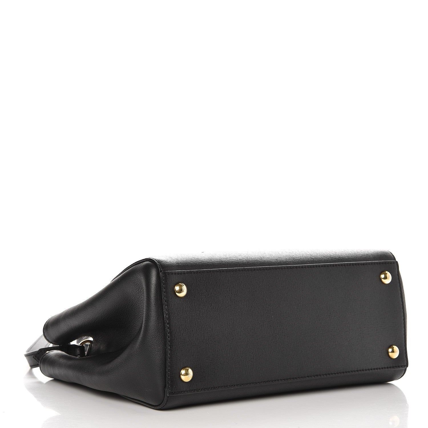 Fendi Vitello Elite Petite 2Jours Tote Black 4 of 9