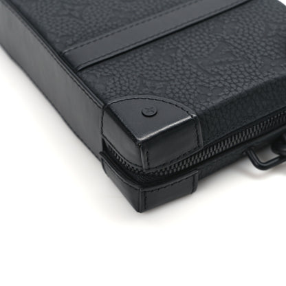 Louis Vuitton Taurillon Monogram Soft Trunk Wallet Black 11 of 12