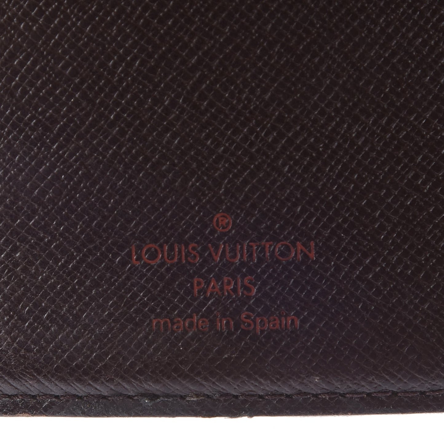 Damier Ebene Small Ring Agenda Cover