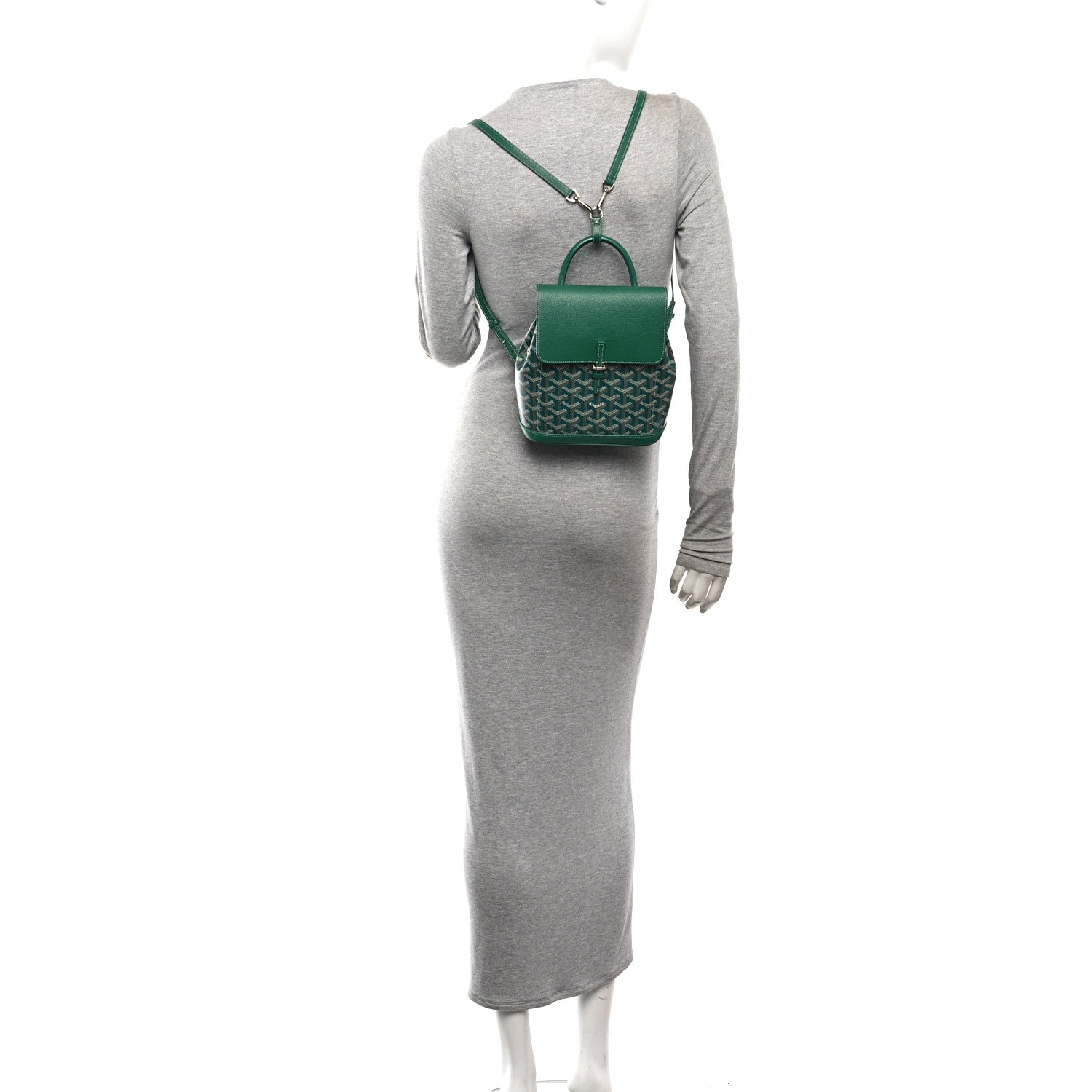 Goyard Goyardine Calfskin Mini Alpin Backpack Green 2 of 10