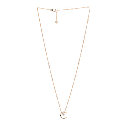 Chanel 18K Beige Gold Diamond Coco Crush C Necklace 3 of 4
