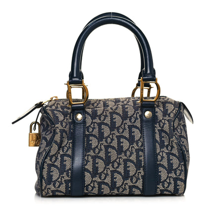 Christian Dior Monogram Boston Navy Blue 1 of 16