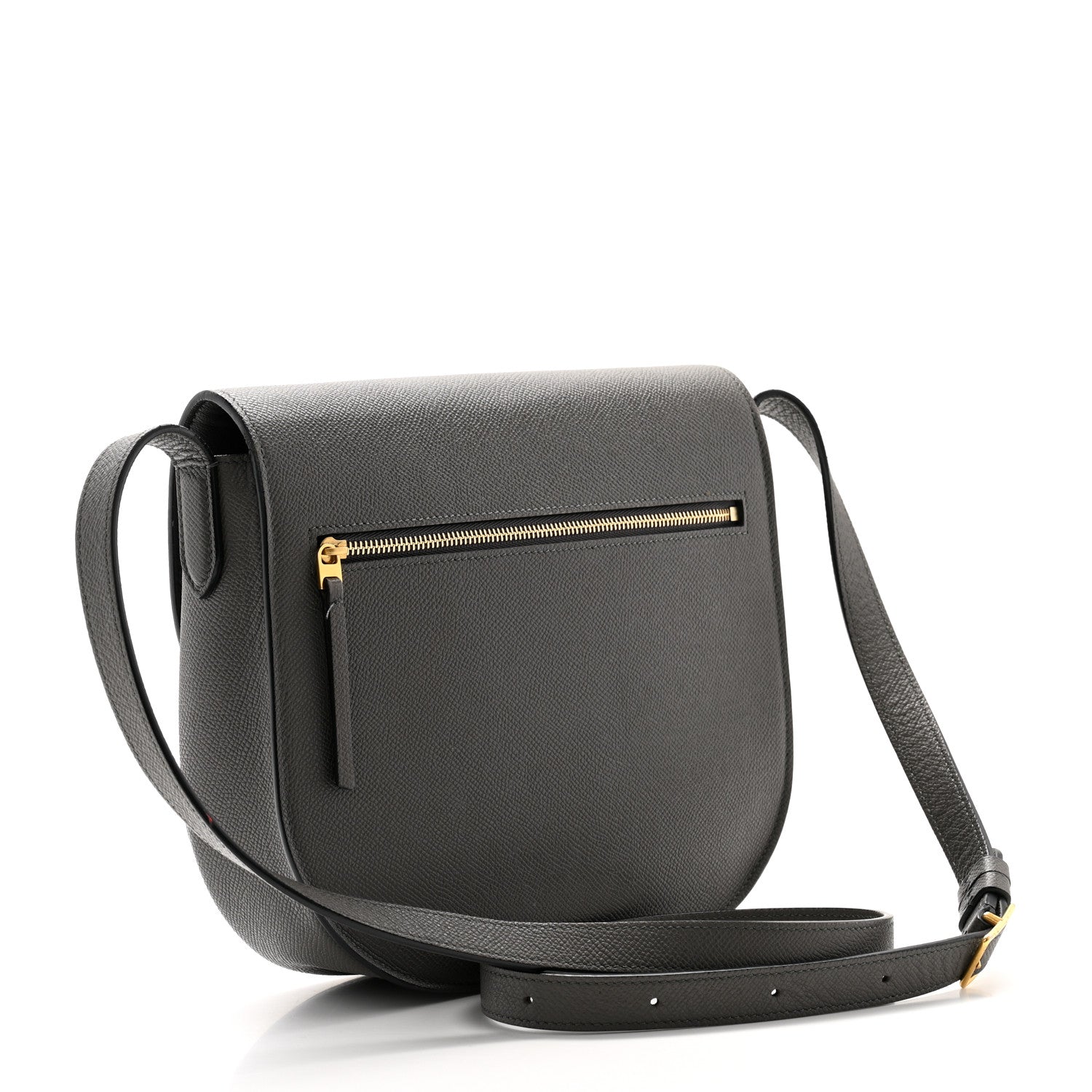 Celine Baby Grained Calfskin Small Trotteur Grey 3 of 12