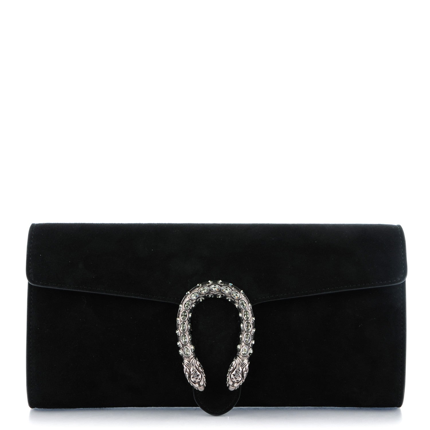 Gucci Suede Dionysus Clutch Nero Black 1 of 7