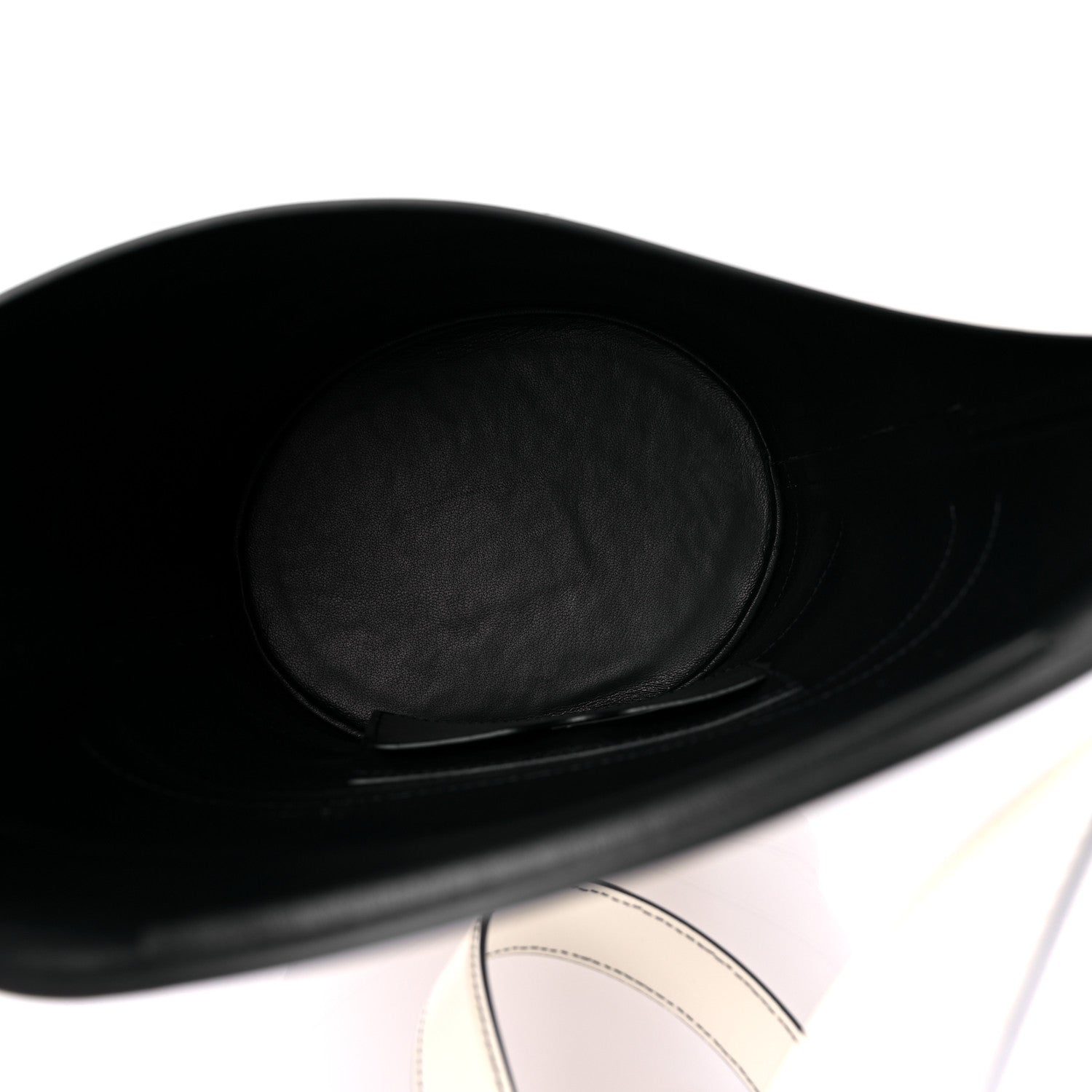 Alexander McQueen Calfskin Mini Curve Bucket Bag White 5 of 12