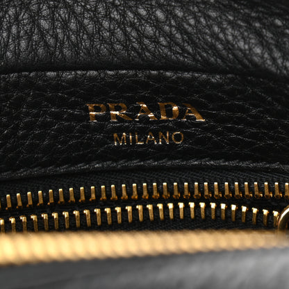 Prada Vitello Daino Camera Crossbody Black 6 of 9