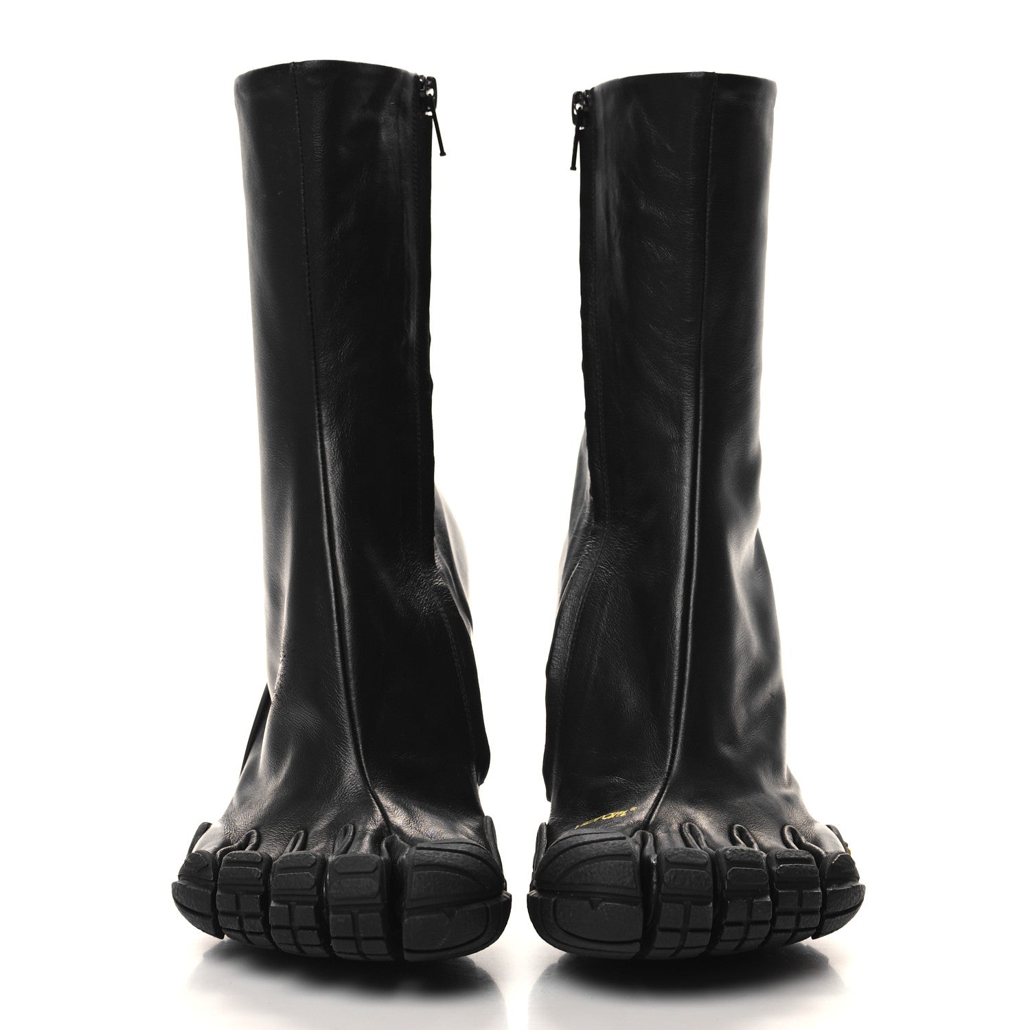 Balenciaga X VIBRAM Calfskin 80mm Toe Booties 39 Black 2 of 7