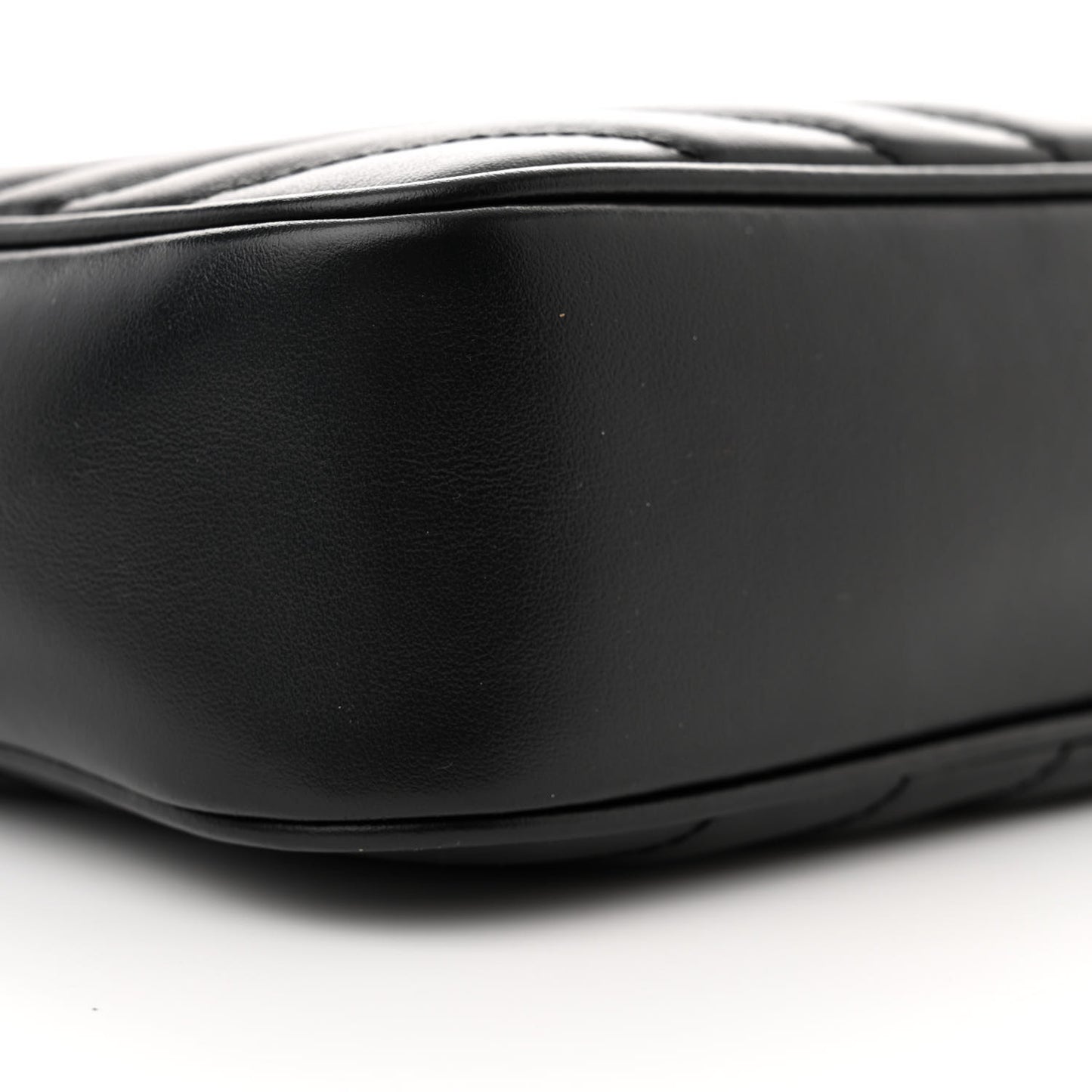 Calfskin Matelasse Monogram Lou Camera Bag Black