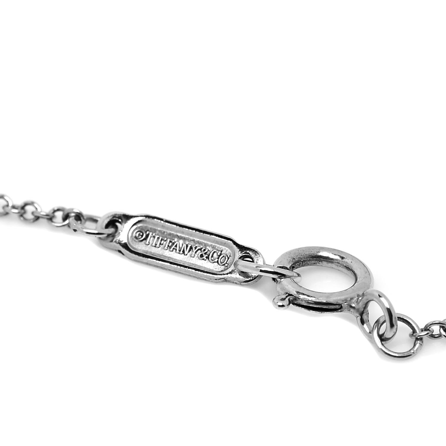 Tiffany Platinum Diamond Mini Paper Flowers Cluster Pendant Necklace 4 of 5