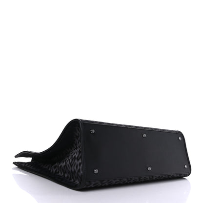 Telfar Monogram Jacquard Large Shopping Bag Black 4 of 8