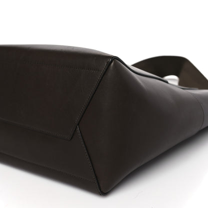Celine Supersoft Calfskin Sangle Bucket Bag Wood 7 of 8