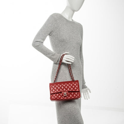 Chanel Lambskin Quilted Medium Double Flap Red 2 of 7