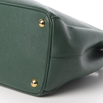 Prada Saffiano Medium Galleria Double Zip Tote Biliardo 7 of 9