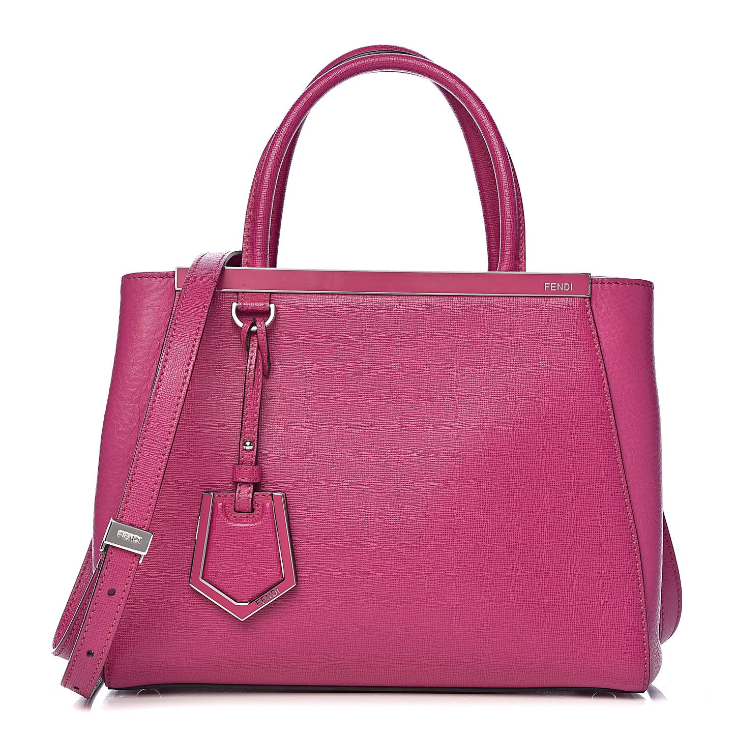 Vitello Elite Petite 2Jours Tote Magenta