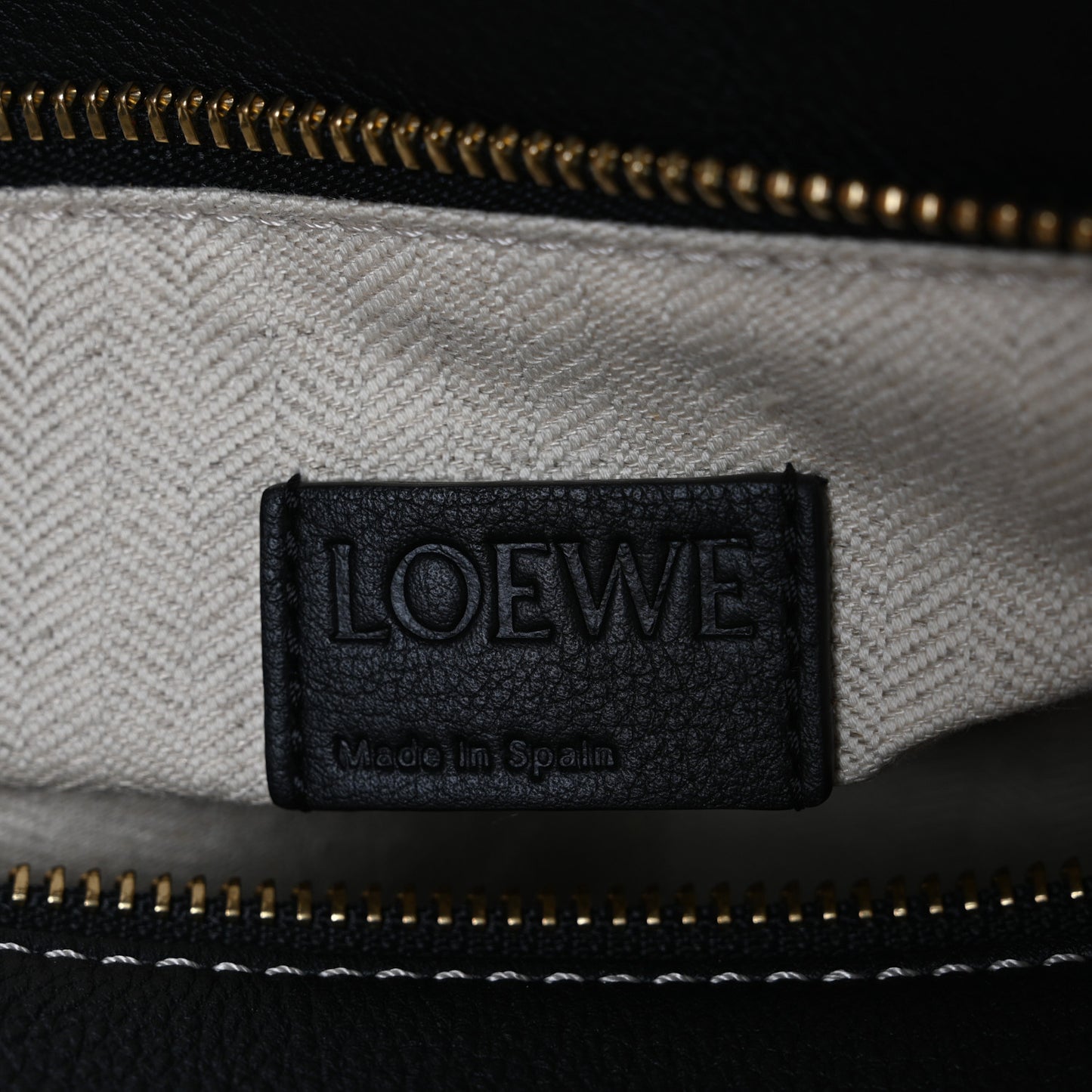 Grained Calfskin Medium Puzzle Bag Amber Light Oat