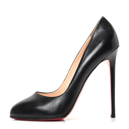 Christian Louboutin Shiny Nappa New Declic 120 Pumps 40 Black 1 of 9