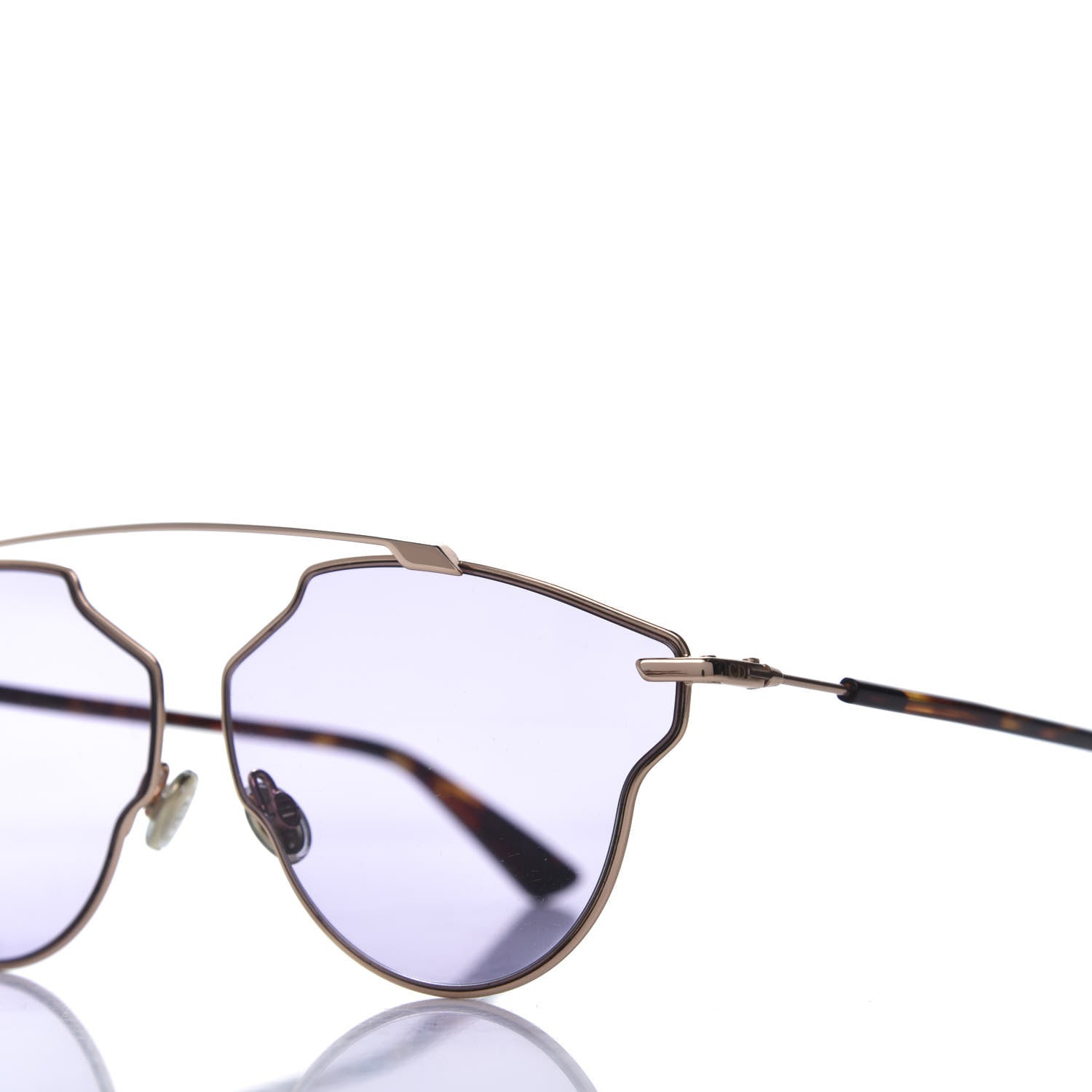 Christian Dior So Real Pop Sunglasses Rose Gold Purple 9 of 10