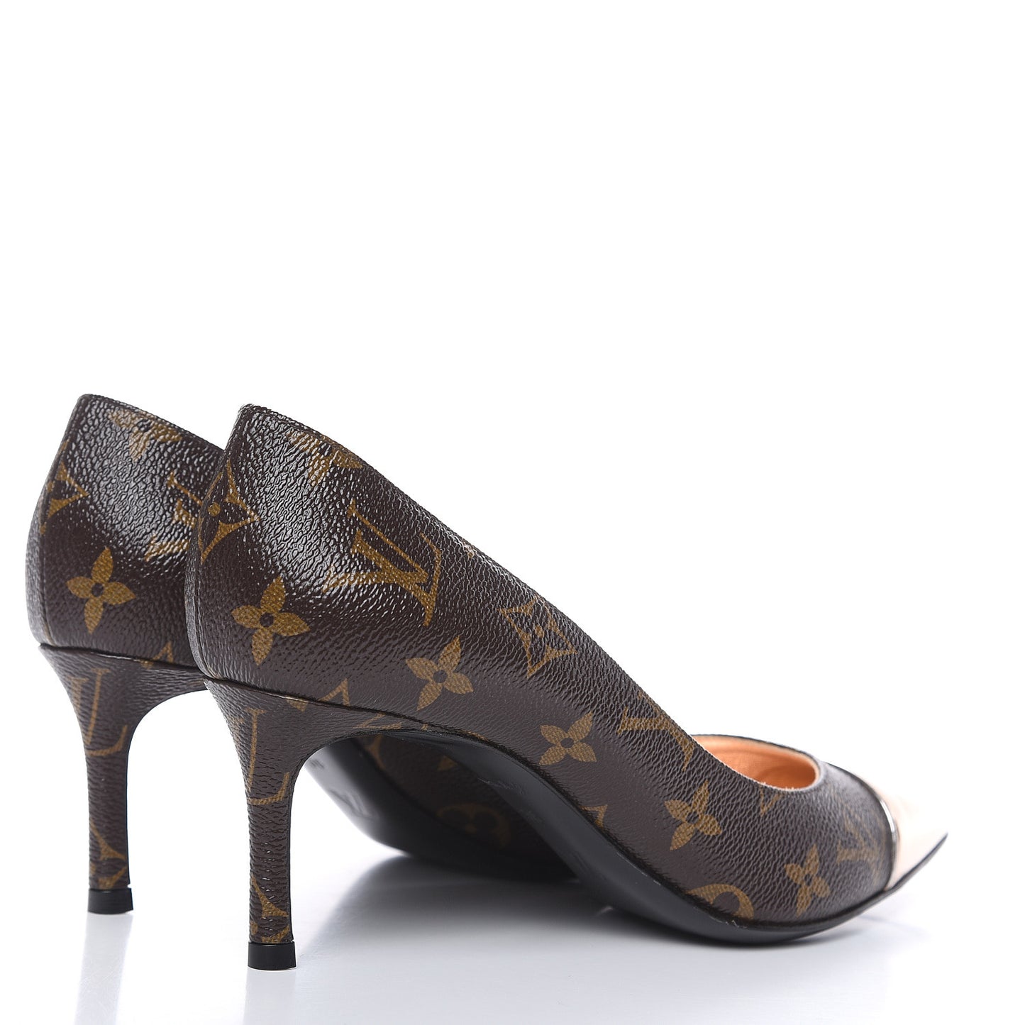 Monogram Cherie Pumps 38 Rose Gold