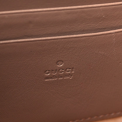 Gucci Calfskin Matelasse Mini Pearly GG Marmont Chain Wallet Porcelain Rose 5 of 8