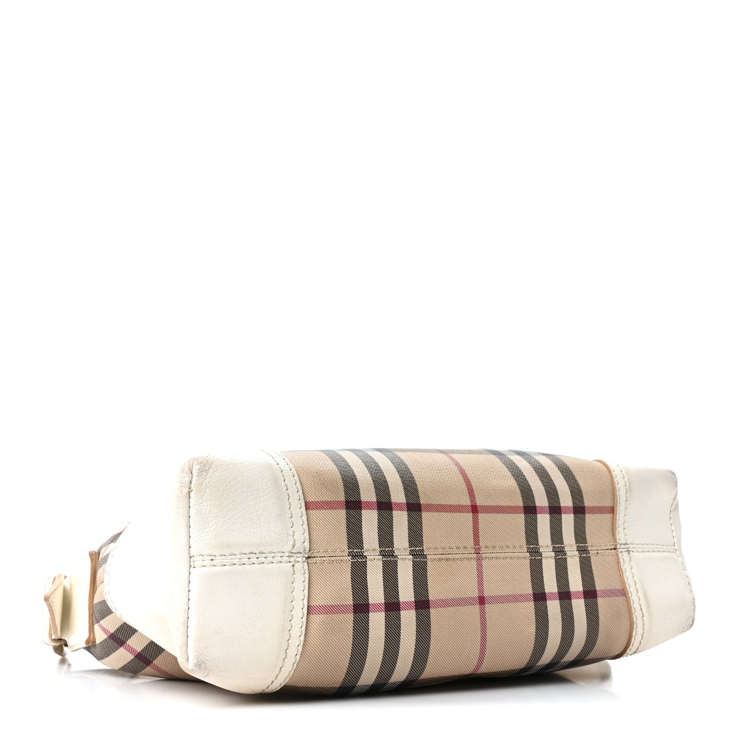 Burberry House Check Hobo White 4 of 10