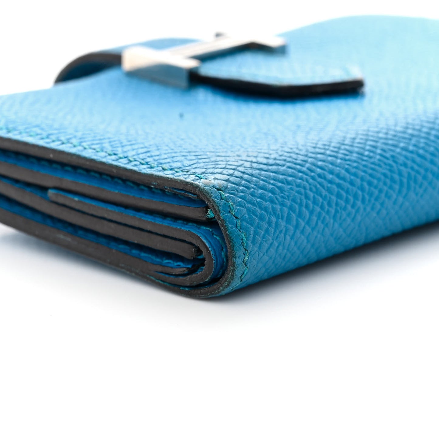 Epsom Mini Bearn Wallet Bleu Zellige