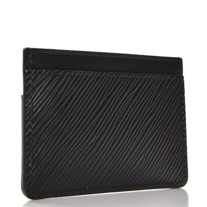 Louis Vuitton Epi Flower Remix Card Holder Black 3 of 6