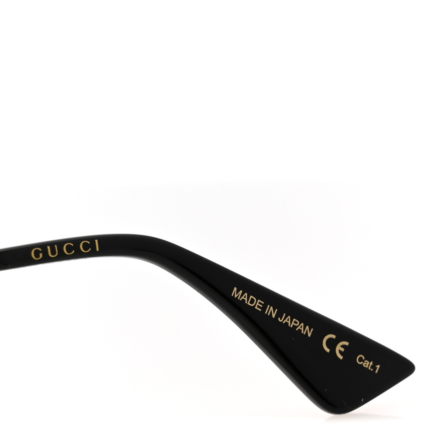 Gucci Metal Acetate Striped Soave Amore Round Frame Sunglasses GG0113S  Gold Pink 6 of 7
