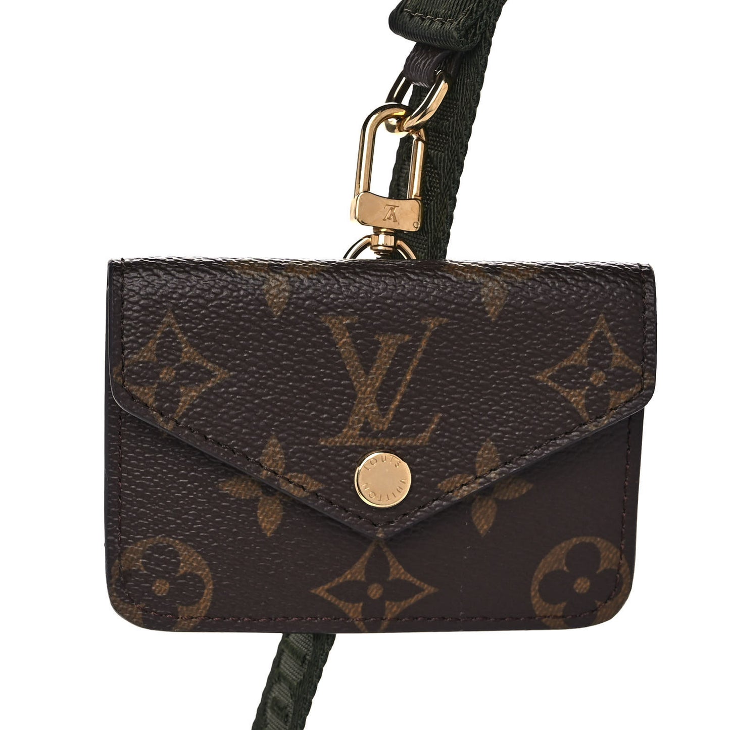 Monogram Felicie Strap & Go Kaki
