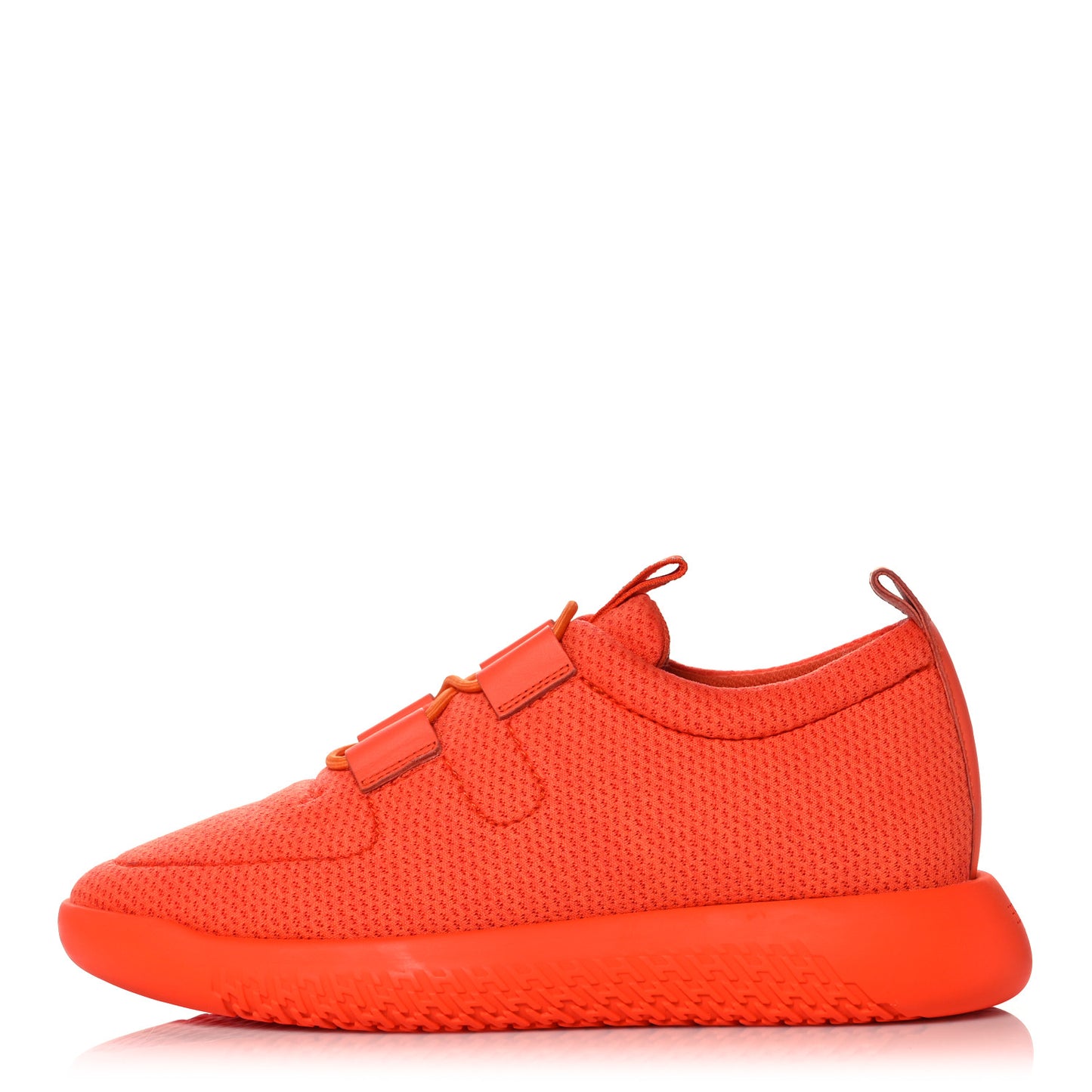 Mesh Technical Canvas Womens Team Sneakers 37 Orange